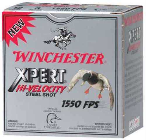 Winchester Ammunition Xpert HI-Velocity Steel 12 Gauge 3.5" #2 1 1/4 oz. Steel Shot Lead Free 25 Round Box WEX12LM2